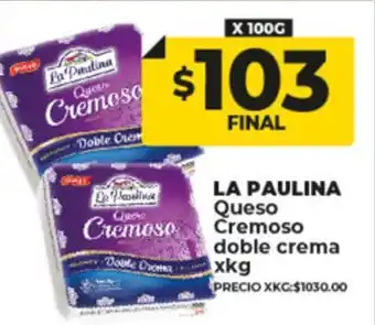 Supermayorista Vital La Paulina Queso Cremoso doble crema oferta