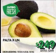 Jumbo Palta x un oferta