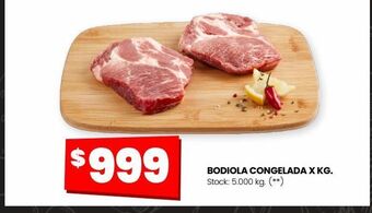 Changomas Bondiola congelada x kg oferta