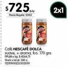 Jumbo Cafe nescafé dolca suave +aroma 170g __ oferta