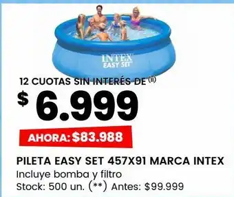 Changomas Pileta easy set oferta