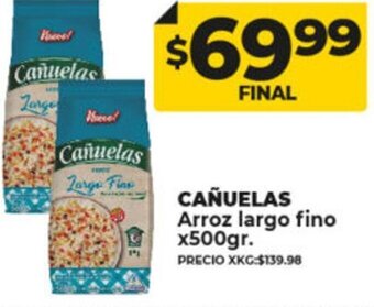 Supermayorista Vital Cañuelas Arroz largo fino oferta