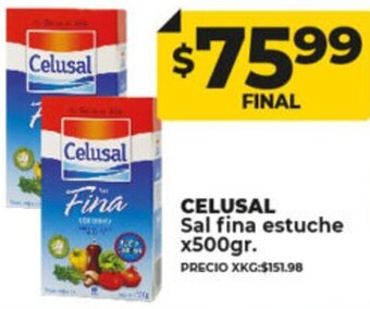 Supermayorista Vital Celusal Sal Fina Estuche oferta