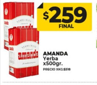 Supermayorista Vital Amanda Yerba oferta