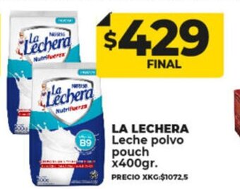 Supermayorista Vital La Lechera Leche polvo pouch oferta