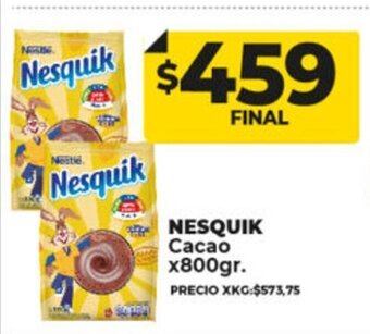 Supermayorista Vital Nesquik Cacao oferta