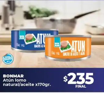Supermayorista Vital Bonmar Atún lomo natural/aceite oferta