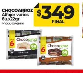 Supermayorista Vital Chocoarroz Alfajor varios oferta