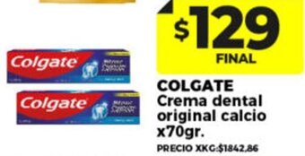 Supermayorista Vital Colgate Crema Dental original calcio oferta