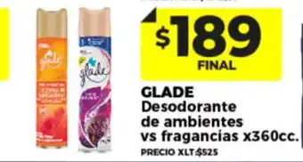 Supermayorista Vital Glade Desodorante de Ambientes vs fragancias oferta