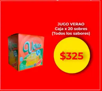 Jugo Verao Caja x 20 sibres