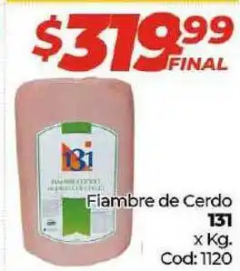 Diarco 131 Fiambre De Cerdo oferta