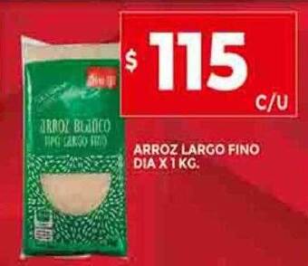 Supermercados DIA Arroz largo fino dia oferta