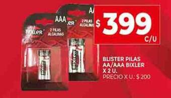 Supermercados DIA Blister pilas aa aaa bixler oferta