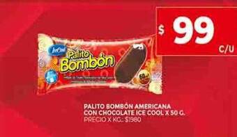 Supermercados DIA Palito bombón americana con chocolate ice cool oferta
