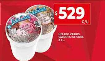 Supermercados DIA Helado varios sabores ice cool oferta