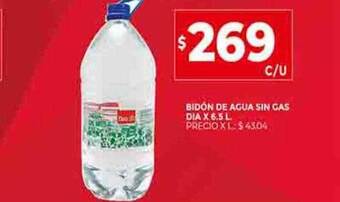 Supermercados DIA Bidón de agua sin gas dia oferta