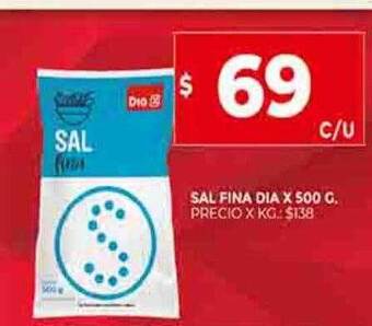 Supermercados DIA Sal fina dia oferta