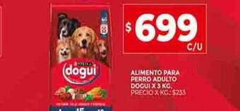 Supermercados DIA Alimento para perro adulto dogui oferta