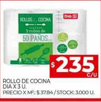 Supermercados DIA Rollo de cocina dia oferta