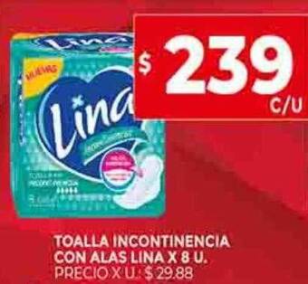 Supermercados DIA Toalla incontinencia con alas lina oferta