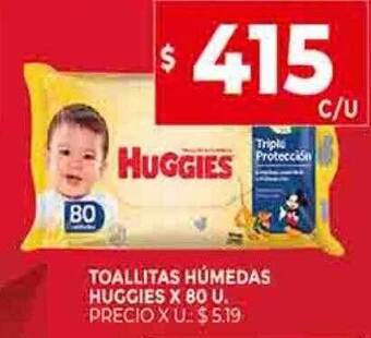 Supermercados DIA Toallitas húmedas huggies oferta
