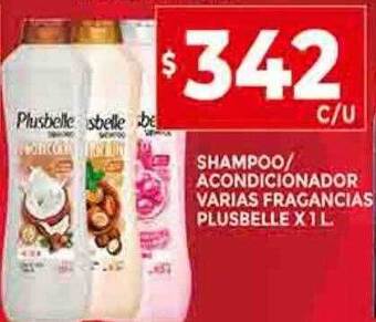 Supermercados DIA Shampoo acondicionador varias fragancias plusbelle oferta