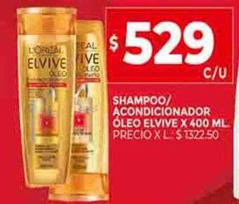Supermercados DIA Shampoo acondicionador óleo elvive oferta