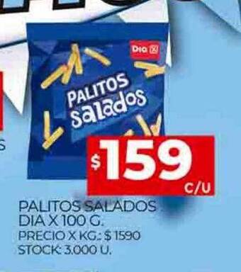 Supermercados DIA Palitos salados dia oferta