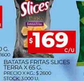 Supermercados DIA Batatas fritas slices terra oferta