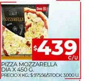 Supermercados DIA Pizza mozzarella dia oferta