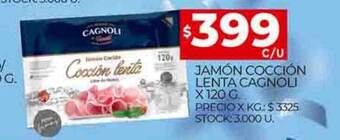 Supermercados DIA Jamón cocción lenta cagnoli oferta