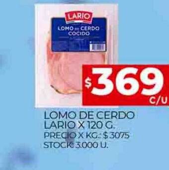 Supermercados DIA Lomo de cerdo lario oferta