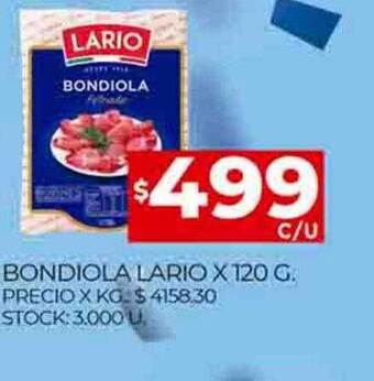 Supermercados DIA Bondiola lario oferta