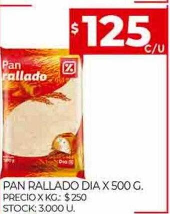 Supermercados DIA Pan rallado dia oferta