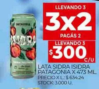 Supermercados DIA Lata sidra isidra patagonia oferta