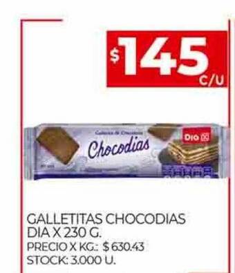 Supermercados DIA Galletitas chocodias dia oferta