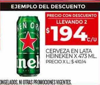 Supermercados DIA Cerveza en lata heineken oferta