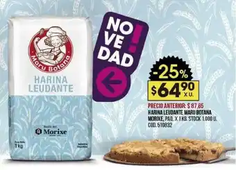 Coto Harina Leudante Maru Botana Morixe x 1kg oferta