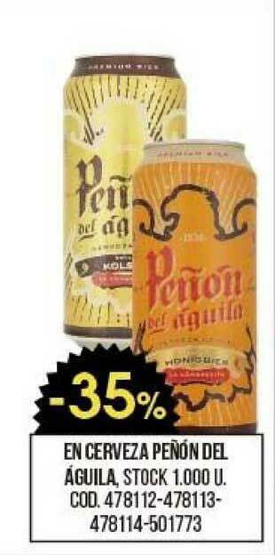 Coto En Cerveza Peñón Del Águila oferta