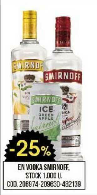 Coto En Vodka Smirnoff oferta