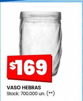 Changomas Vaso hebras oferta