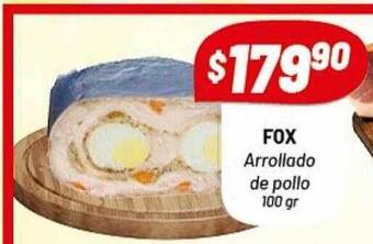 Almacor Fox arrollado de pollo oferta