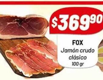 Almacor Fox jamón crudo clásico oferta