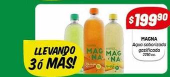 Almacor Magna agua saborizada gasificada oferta