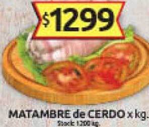 Cordiez Matambre de cerdo oferta