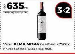 Disco Vino alma mora malbec oferta