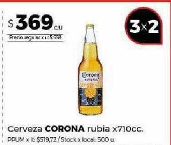 Disco Cerveza corona rubia oferta