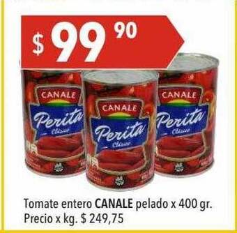 Hergo Tomate entero canale pelado oferta