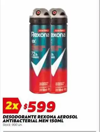 Ferniplast Desodorante rexona aerosol antibacterial men oferta